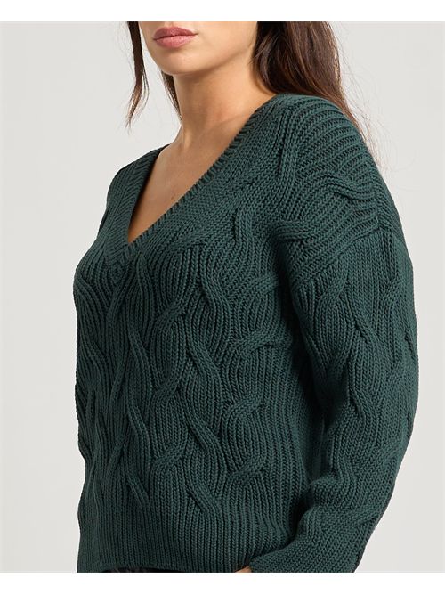 Maglione donna AX con scollo a V ARMANI EXCHANGE | XW001771-AF16638U7304